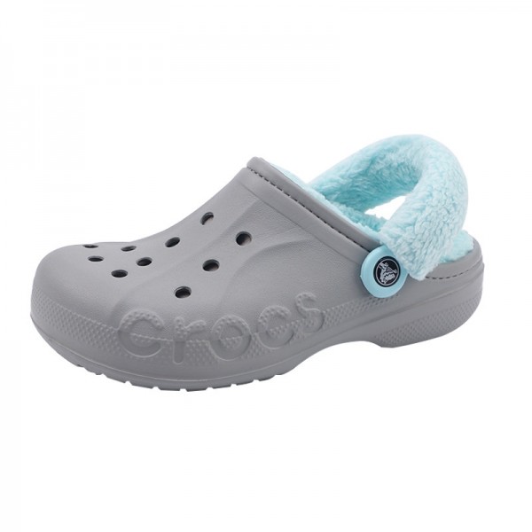 잇썸몰,CROCS 크록스 바야 라인드 퍼즈 스트랩 클로그 털신 겨울실내화 206633