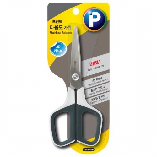 잇썸몰,프린텍 3D 커브가위 다용도 가위 중형 SS-170WH