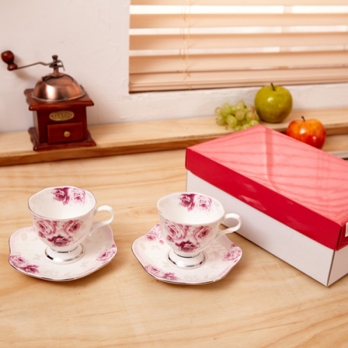 잇썸몰,미소화이트부케별커피2인조 4p