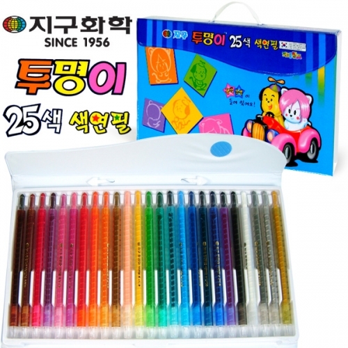 잇썸몰,지구화학 투명이색연필 25색