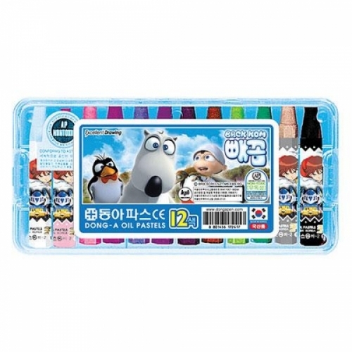 잇썸몰,동아)크레파스(12색_남)-박스(96개입)
