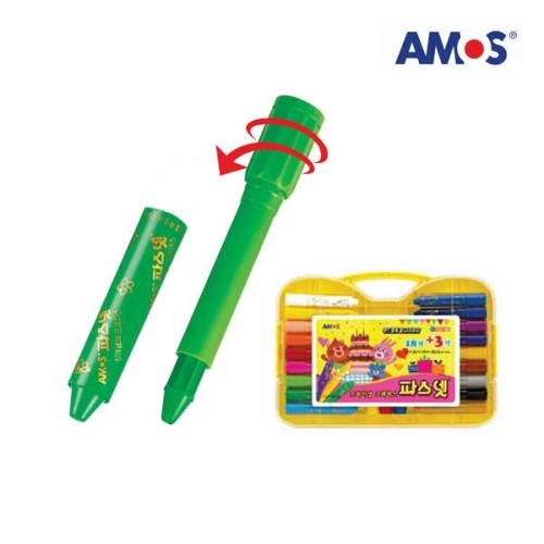 잇썸몰,AMOS 파스넷 크레파스 18색21세트