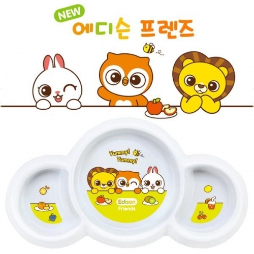 잇썸몰,에디슨 프렌즈 유아 식판 3구