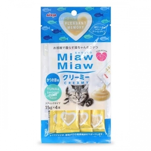잇썸몰,먀우먀우 크리미 가다랑어포맛 15g x 4p (MMCM-4)