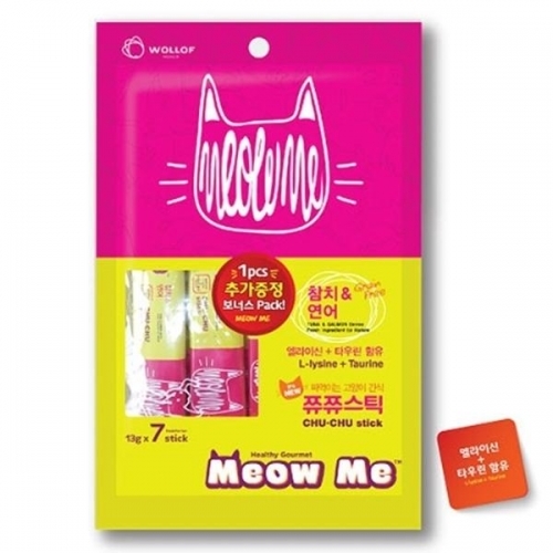 잇썸몰,미요미 쮸쮸스틱-참치 연어13g x 7개입(보너스1p)