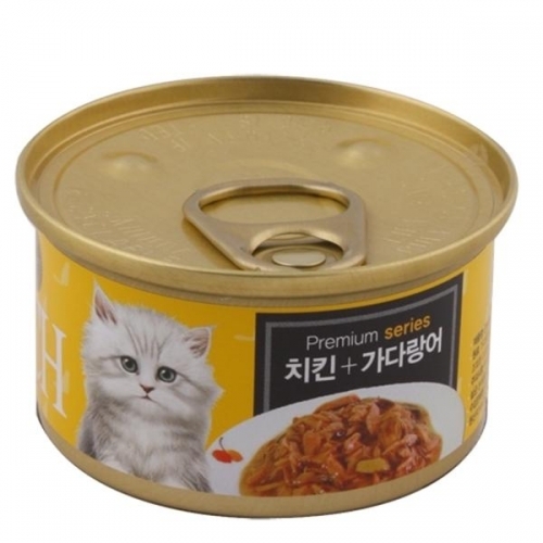 잇썸몰,고양이 사료 런치캔 가다랑어치킨