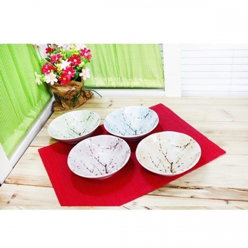 잇썸몰,4색매화접시(14)4P