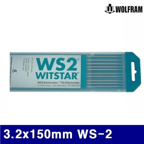 잇썸몰,울프람 7230220 텅스턴봉-청녹색 3.2x150mm WS-2 (통(10EA))