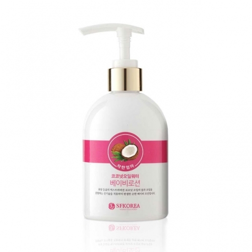 잇썸몰,착한엄마 노케미 코코넛오일워터 베이비로션 300ml