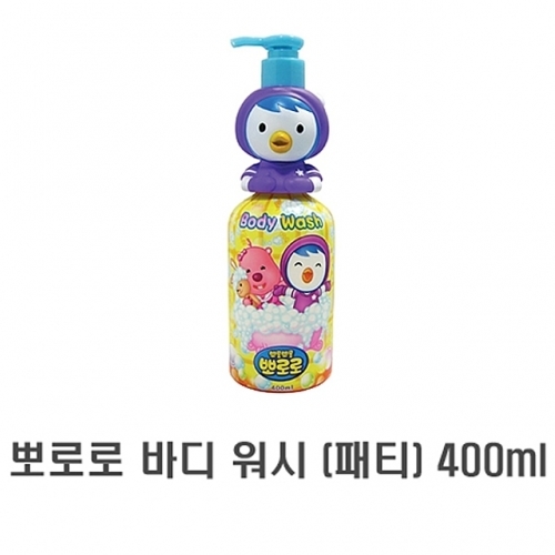 잇썸몰,뽀로로 바디 워시 패티 400ml 1개 바디워시 샤워용품 클렌져 샤워젤 바디클렌저