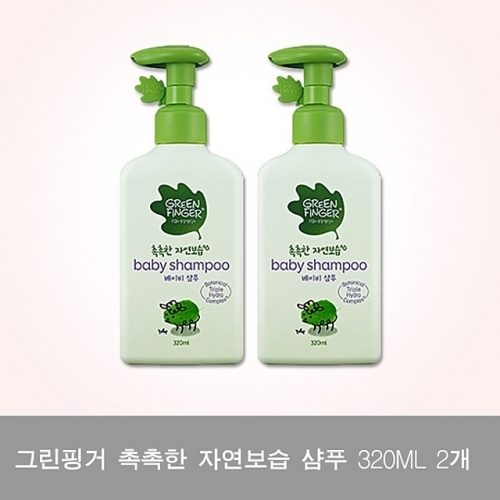잇썸몰,그린핑거 촉촉한 자연보습 샴푸 320ML 2개묶음
