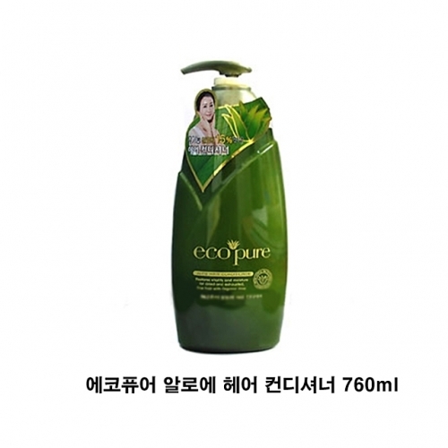 잇썸몰,에코퓨어 알로에 헤어 컨디셔너 760ml 린스 트리트먼트 헤어팩 손상 헤어케어
