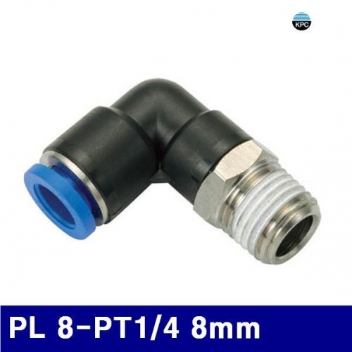 잇썸몰,코리아뉴매틱 6220873 원터치피팅(PL타입) PL 8-PT1/4 8mm (봉(10EA))