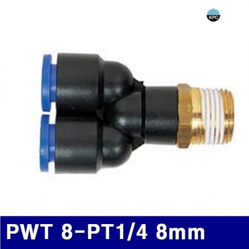 잇썸몰,코리아뉴매틱 6221614 원터치피팅(PWT타입) PWT 8-PT1/4 8mm (봉(10EA))
