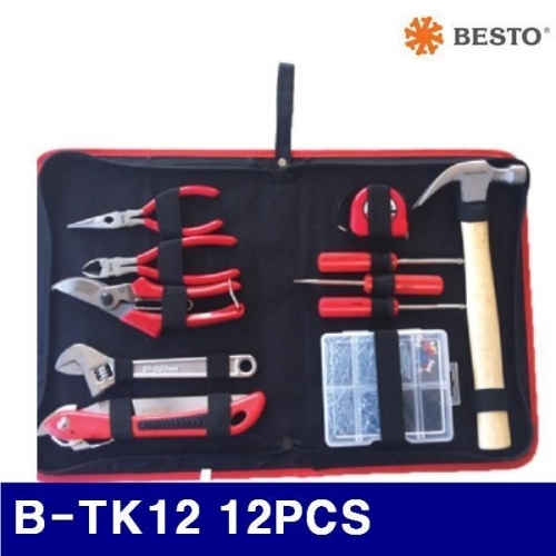잇썸몰,베스토 468-0001 가정용공구세트 B-TK12 12PCS  (1EA)
