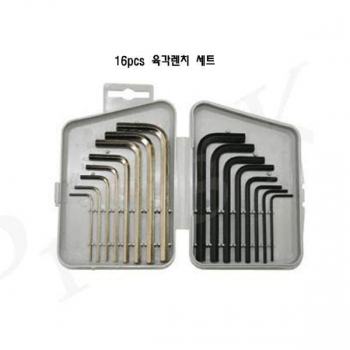 잇썸몰,휴대용공구 육각렌치 세트(16Pcs) (CN2306)
