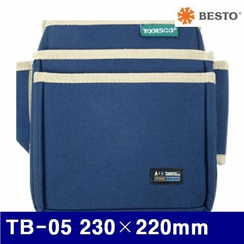 잇썸몰,베스토 433-0005 못주머니 TB-05 230×220mm 3단포켓 (1EA)