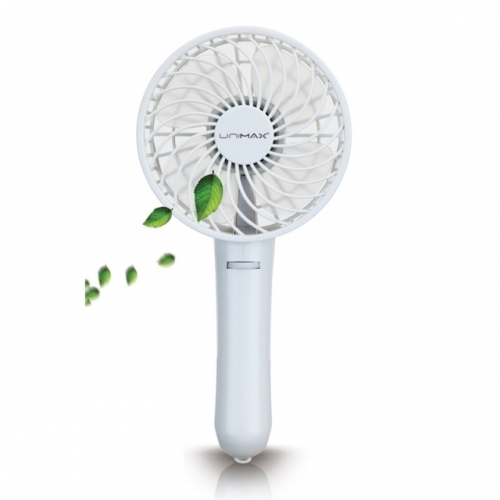 잇썸몰,유니맥스 USB핸디형선풍기 UMF-711HU 충전식 10시간사용 4엽날개 2단바람 다이얼식