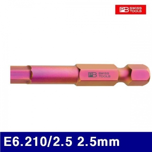 잇썸몰,피비스위스툴 2333027 6각비트 E6.210/2.5 2.5mm (통(10개))