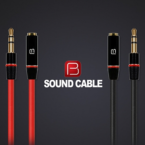잇썸몰,PB正品 음향기기 필수품 꼬임방지 저손실 이어폰 헤드폰 스피커 연장선 SOUND CABLE