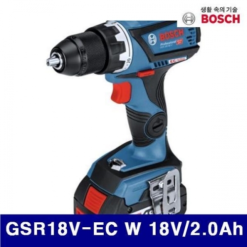 잇썸몰,보쉬 5049138 충전드라이버드릴-무선충전 GSR18V-EC W 18V/2.0Ah 13mm (1EA)