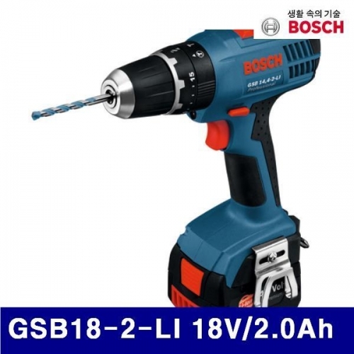 잇썸몰,보쉬 5059038 충전임팩드릴 GSB18-2-LI 18V/2.0Ah 0-500/1 450rpm (1EA)
