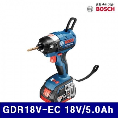 잇썸몰,보쉬 5185069 충전임팩트드라이버-브러시리스 GDR18V-EC 18V/5.0Ah 1/4Inch (1EA)