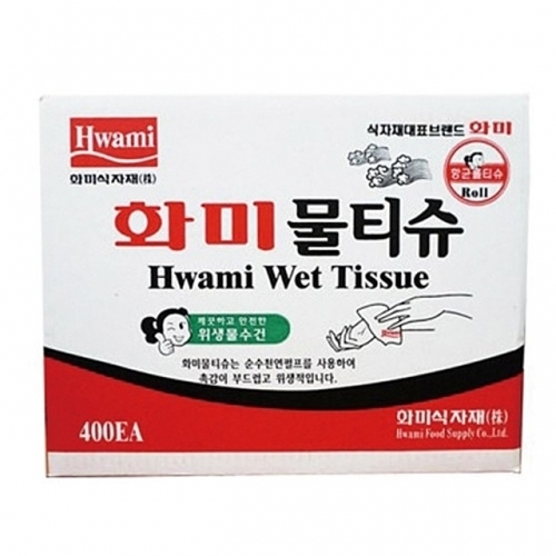 잇썸몰,문구사무/화미 물티슈 400개(박스/롤)