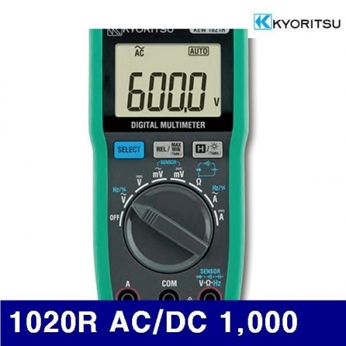 잇썸몰,교리쯔 4164892 디지털테스터 1020R AC/DC 1 000 (1EA)