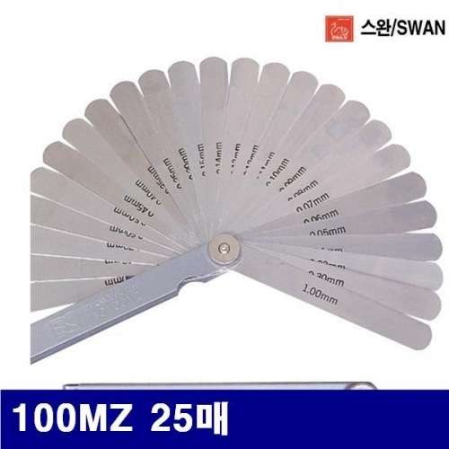 잇썸몰,스완 4300342 두께게이지 100MZ 25매 (1EA)