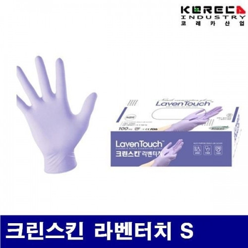 잇썸몰,코레카산업 8597274 크린스킨 라벤터치 장갑 크린스킨 라벤터치 S 1통-50조 (1통)