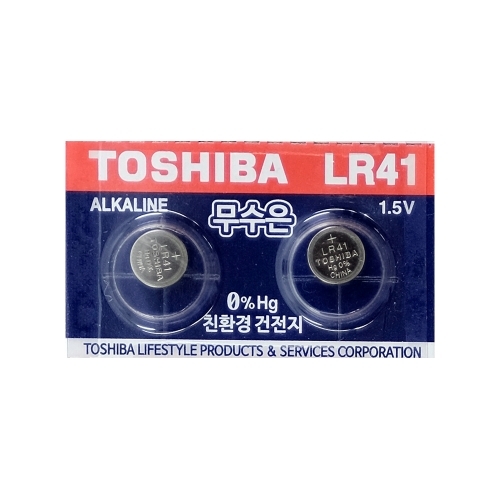 잇썸몰,도시바 무수은건전지 LR41(100알) 1.5V