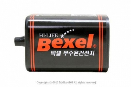 잇썸몰,(벡셀)렌턴용건전지6V (4알 1박스)