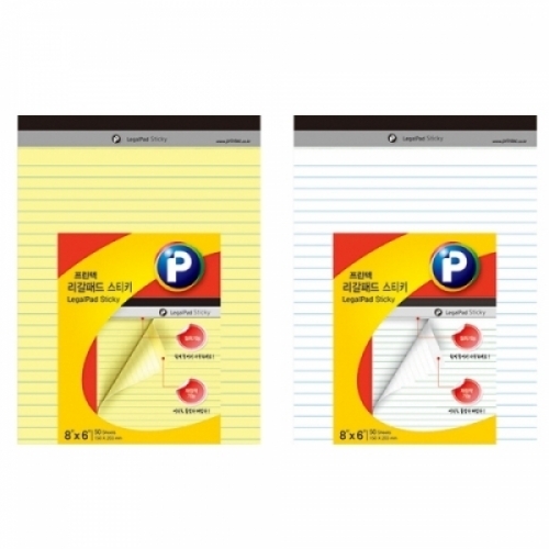 잇썸몰,프린텍)리갈패드스티키(백색 127 203 40매 LP127W) 노트패드