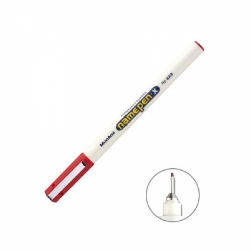 잇썸몰,모나미)네임펜 X(가는글씨용(0.3 -0.5mm-적) M506123