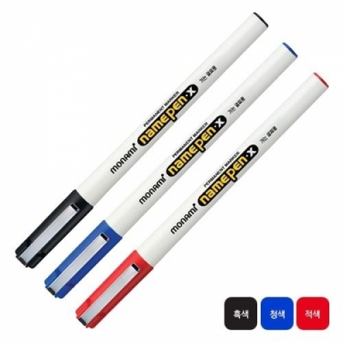 잇썸몰,모나미)네임펜 X(가는글씨용(0.3-0.5mm_청)-박스(864개입)