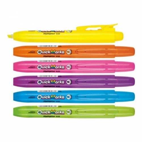 잇썸몰,모리스)퀵마카 형광펜(노크 M-연두) M505384