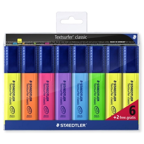 잇썸몰,스테들러 텍스트서퍼 364AWP8 형광펜세트