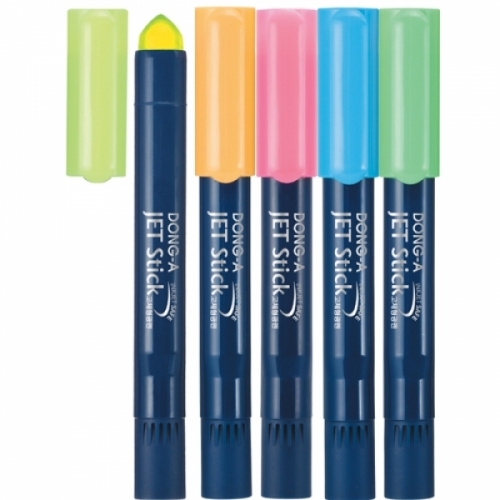 잇썸몰,동아)제트스틱 고체형광펜(하늘 타원형) 형광펜