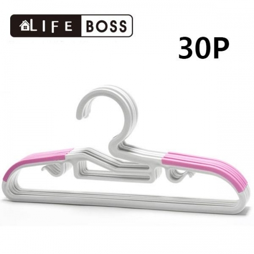 잇썸몰,논슬립옷걸이 유아용 화이트 (핑크) 30P 생활잡화