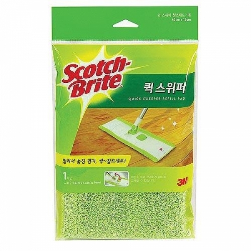 잇썸몰,3M)퀵스위퍼 막대걸레 리필(1매)-박스(24개입)