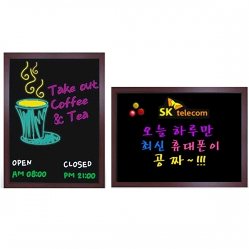 잇썸몰,선영 블랙보드 일반 500X700 (스탠드 별도구매)