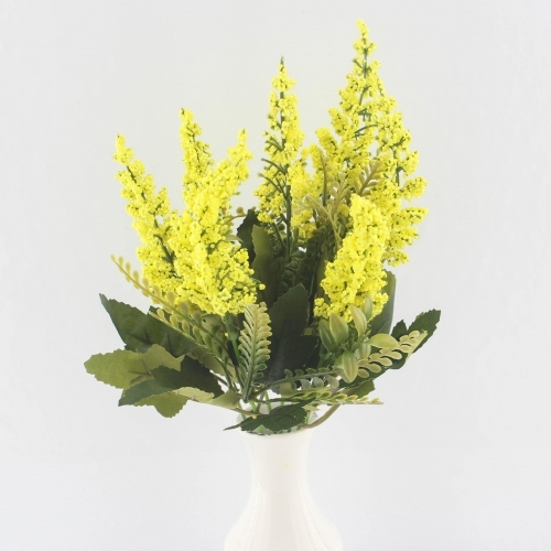 잇썸몰,포말탑송부쉬(노랑) 조화장식 조화 인조꽃 조화꽃