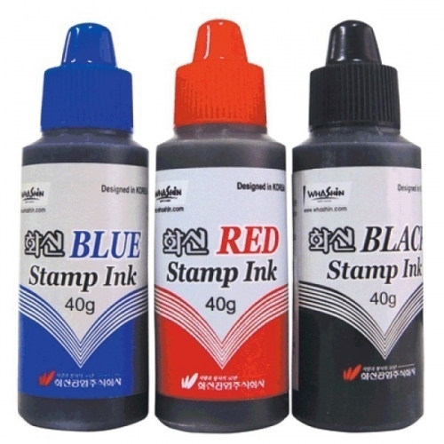 잇썸몰,스탬프잉크 레드 사무용품 스템프 인주 잉크 스탬프패드 잉크
