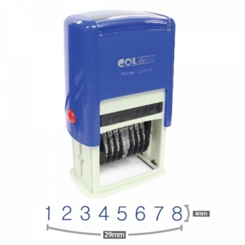 잇썸몰,넘버링8단(잉크내장형고무인 C-0509) 넘버링 잉크