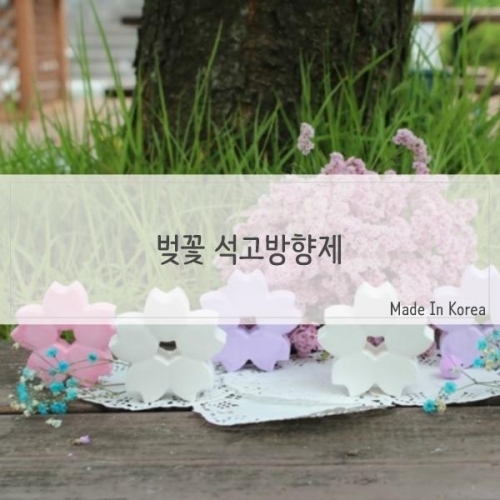 잇썸몰,차량용 벚꽃 석고방향제