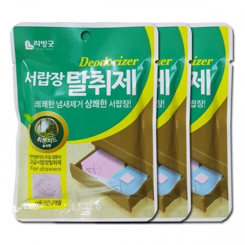 잇썸몰,데오도라이저 서랍장 향기 탈취제 3개
