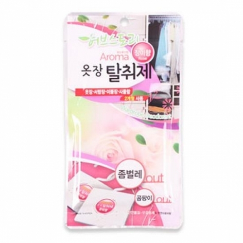 잇썸몰,(set)옷장 탈취제(장미향)22g 10개