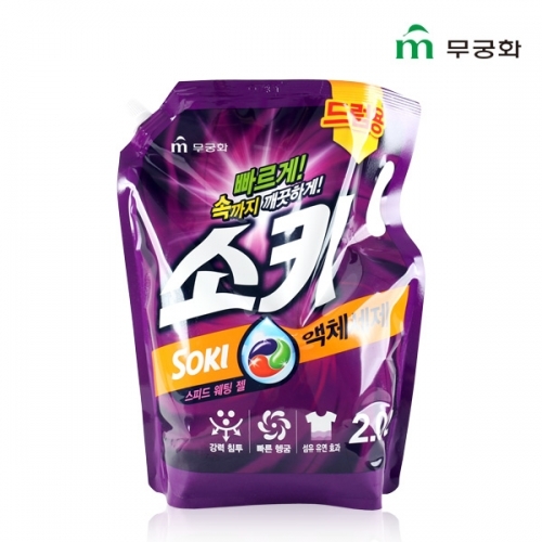 잇썸몰,F_무궁화 소키 액체세제 드럼용 2L