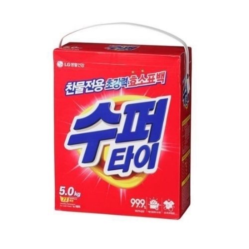 잇썸몰,LG 슈퍼타이 세탁세제 5kg 지함 1개입